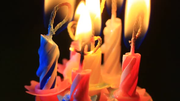 Slowly Burning Down Birthday Candles