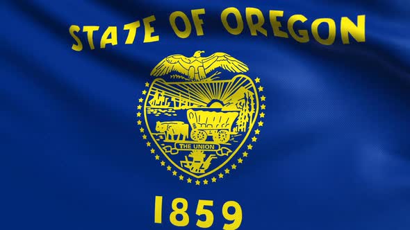 Oregon Flag, Motion Graphics | VideoHive