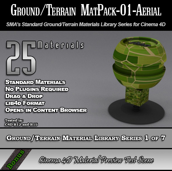 Standard GroundTerrain MatPack-01-Aerial - 3Docean 7979572