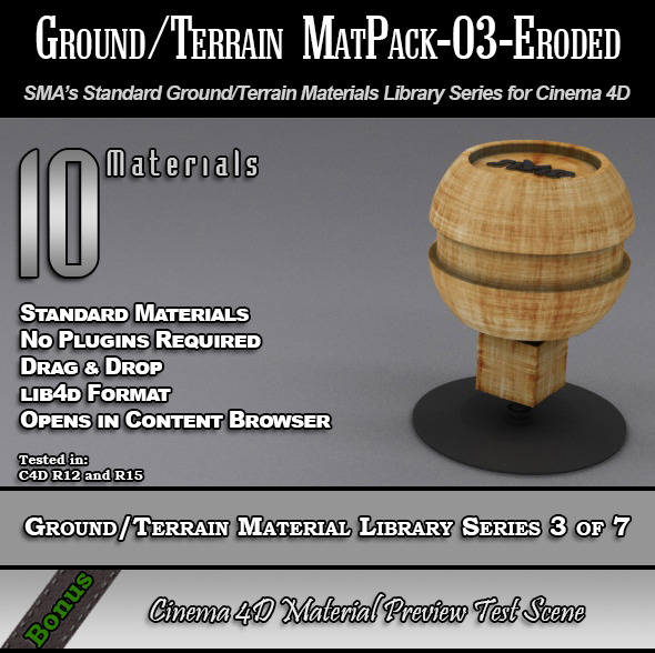 Standard GroundTerrain MatPack-03-Eroded - 3Docean 7979701