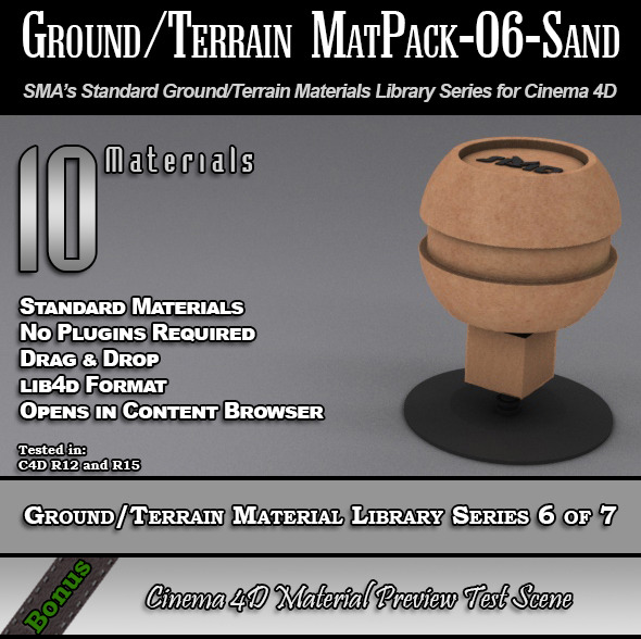 Standard GroundTerrain MatPack-06-Sand - 3Docean 7979826