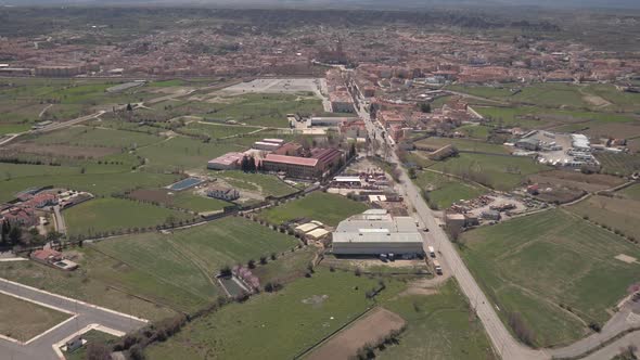 Aerial view of Avenida Buenos Aires and Guadix alt