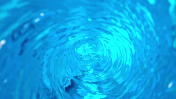 Super Slow Motion Shot of Water Whirl at 1000 Fps alt
