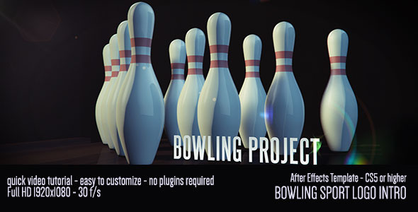 Bowling Sport Logo - VideoHive 7982000
