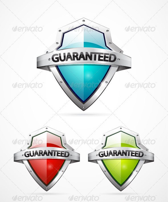 Guaranteed shield - Web Elements Vectors