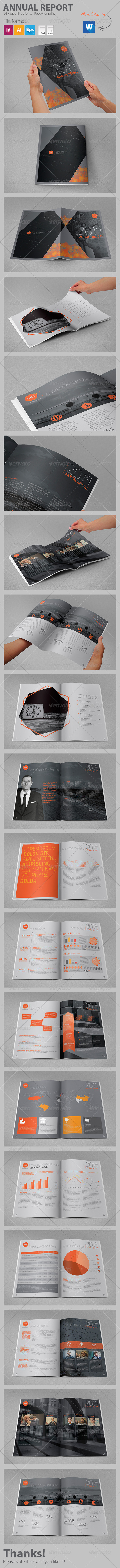 Annual Report - Brochures Print Templates