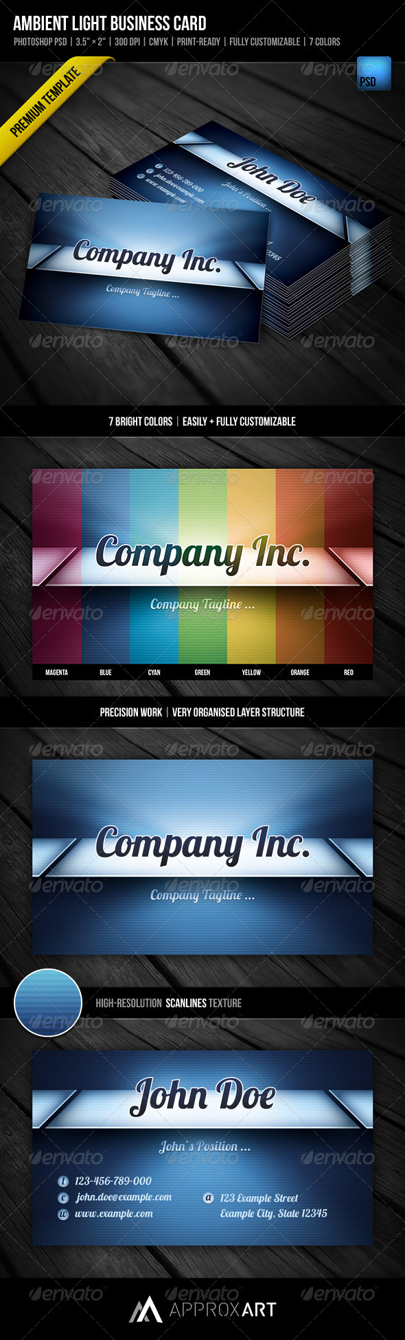 Ambient Light Business Card