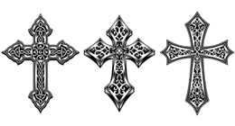 Ornate Cross Vector