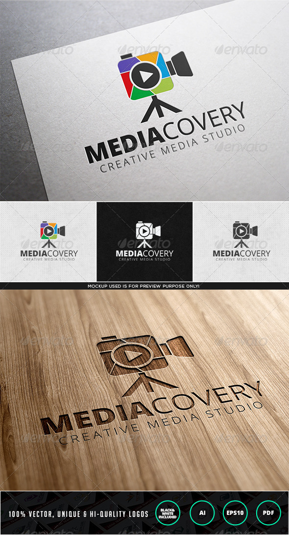 Mediacovery Logo Template - Objects Logo Templates