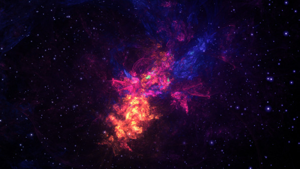 Space Nebula Multicolor 2