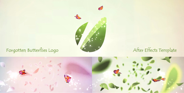 Forgotten Butterflies Logo - VideoHive 7988637