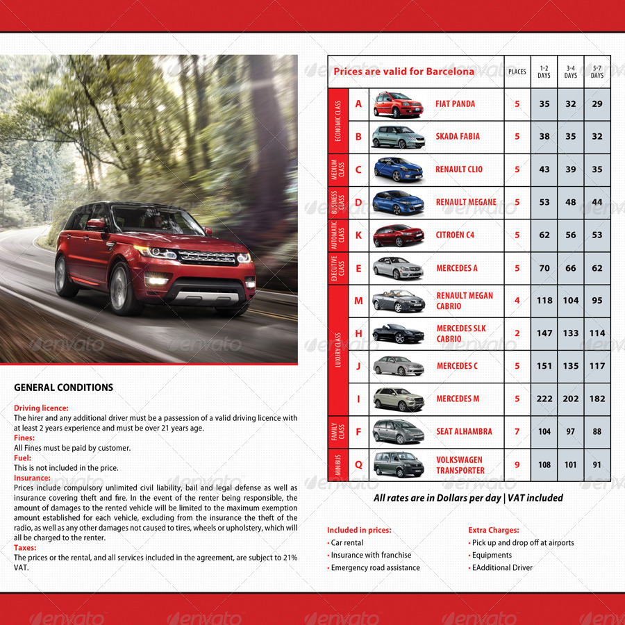3 in 1 Rent A Car Brochure Bundle 03 by rapidgraf GraphicRiver