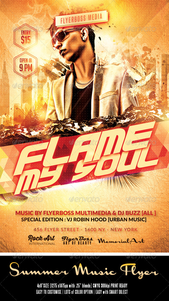 Summer Music Flyer 2 - Events Flyers