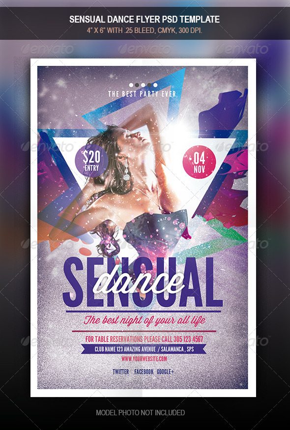Sensual Dance Flyer