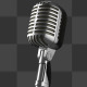 Old Fashioned Microphone 01 - VideoHive Item for Sale