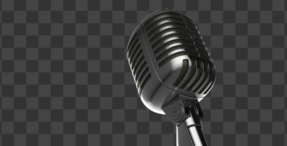 Old Fashioned Microphone 03