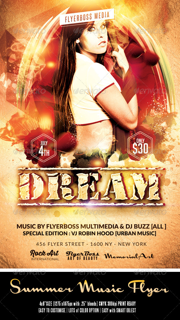 Summer Music Flyer 3 - Events Flyers