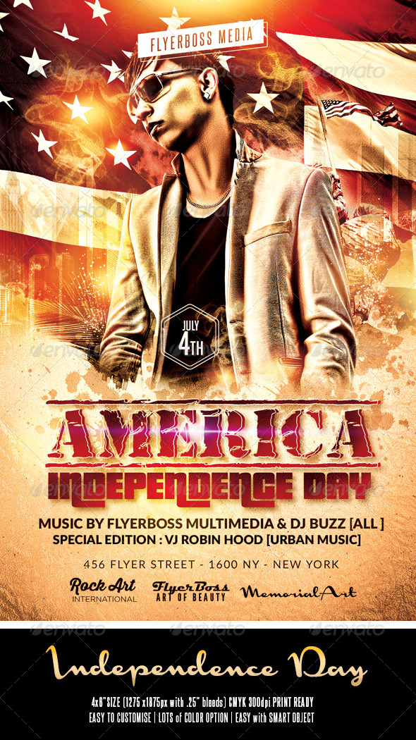 Independence Day Flyer - Events Flyers