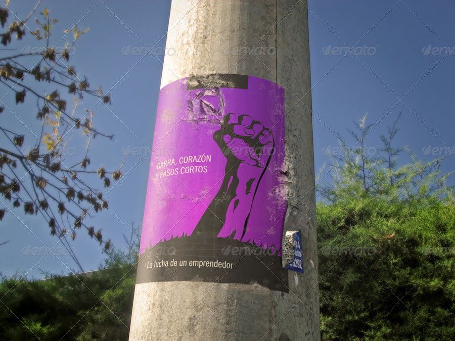 Download Utility Pole Flyer and Poster Mock-Up Vol.2 by Alejandro ...