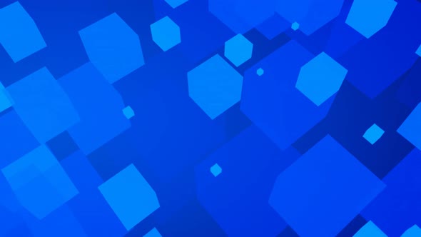 Blue Cubes Fade 3d Animation Loop Background alt