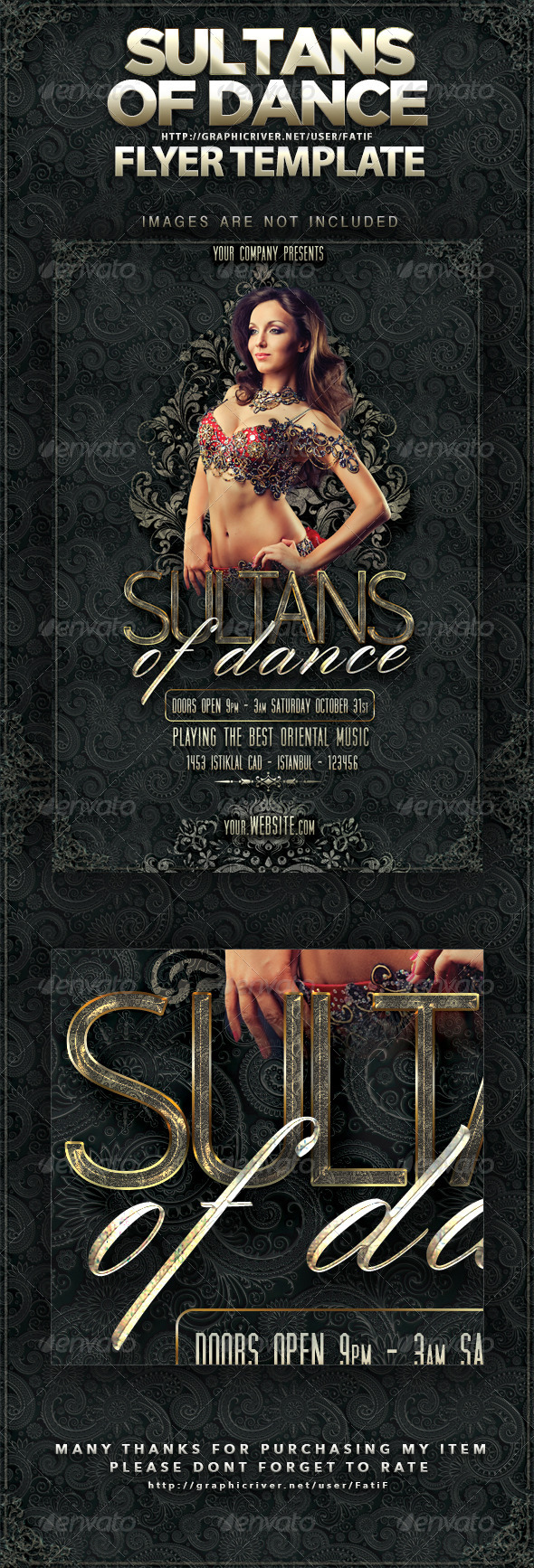 Sultans Of Dance Flyer Template - Events Flyers