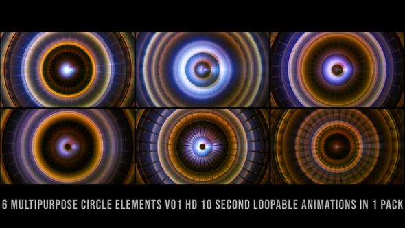 Multipurpose Circle Elements Pack V01