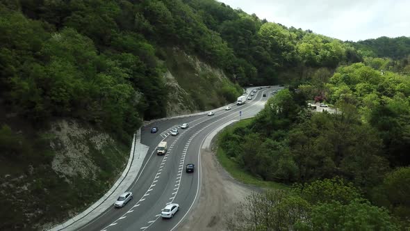 Mountain Winding Zig Zag Road alt