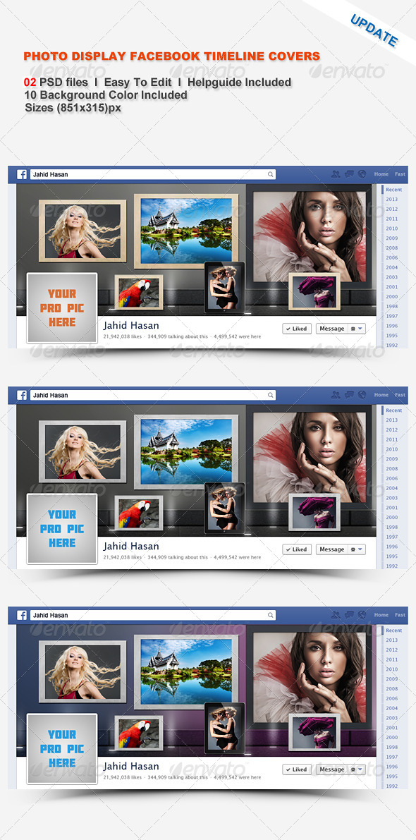 Photo Display FB Timeline Covers - Facebook Timeline Covers Social Media