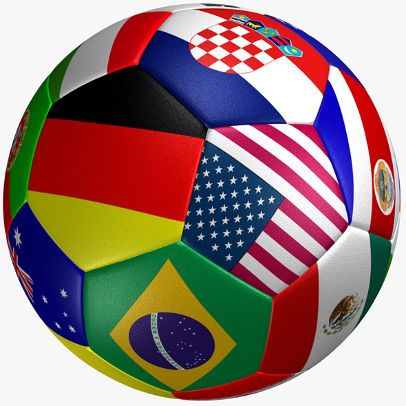 Soccer Ball Flag - 3Docean 8002908