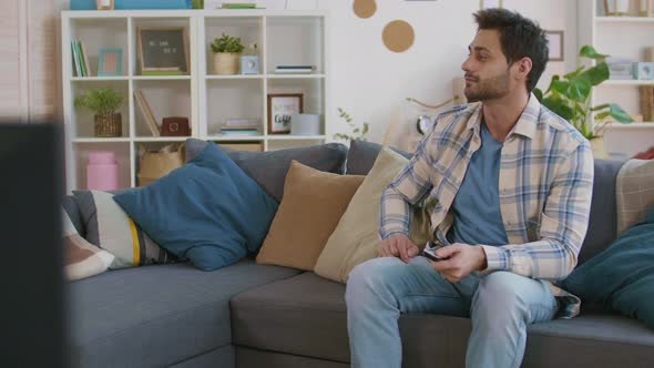 Romantic Couple Having Movie Time alt