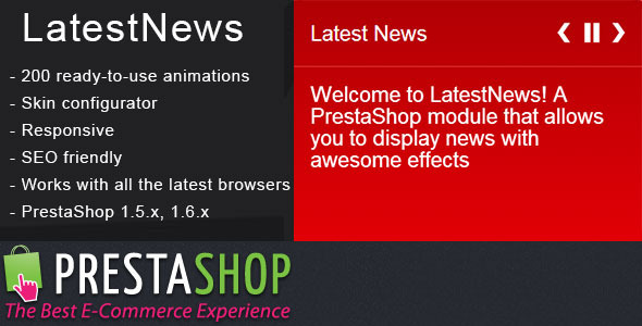 PrestaShop Latest News - CodeCanyon 8007150