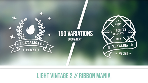 Light Vintage 2Ribbon - VideoHive 8009004