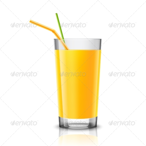 Orange Juice Glass