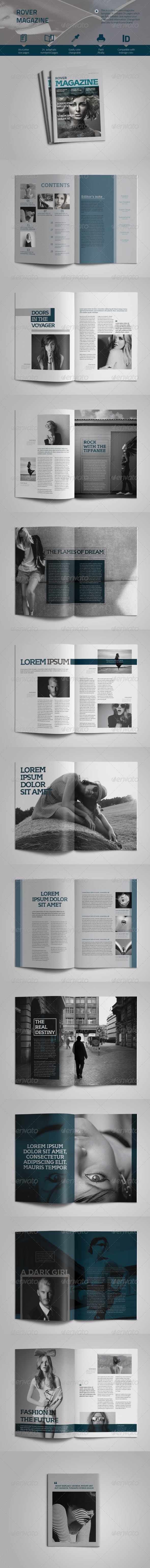 Rover Magazine Vol.1 - Magazines Print Templates