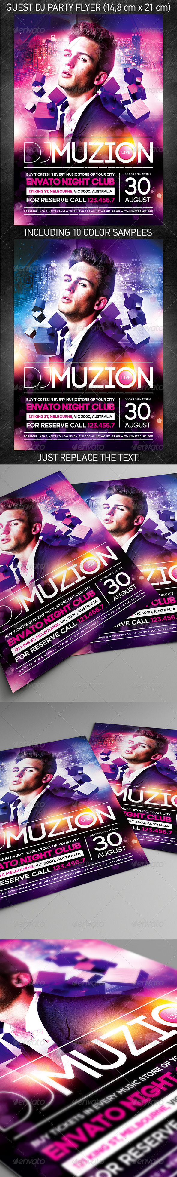 Guest DJ Party Flyer Vol.4 - Clubs & Parties Events