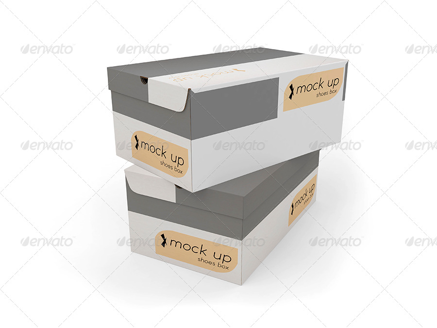 Download Shoes Box Mockup by Gustavlegion | GraphicRiver
