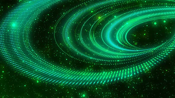 Abstract Colorful Glowing Particle Motion Background Motion Graphics Animated alt