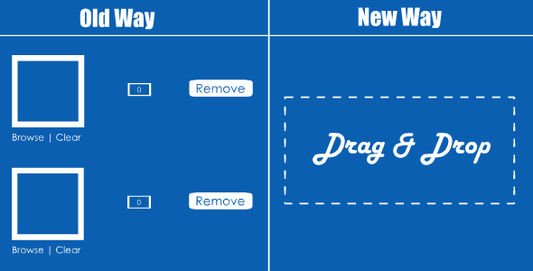 Opencart - Drag & Drop Product Image Upload (VQMOD)