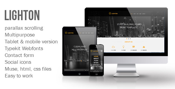 Lighton Muse Template - ThemeForest 8027096