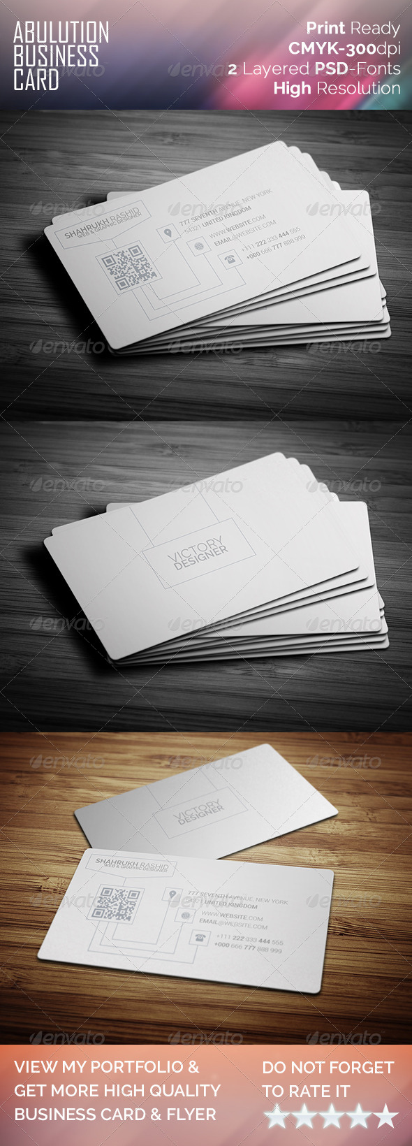 Abulution Business Card - Corporate Business Cards