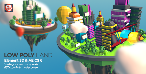Low Poly Land - VideoHive 8033129