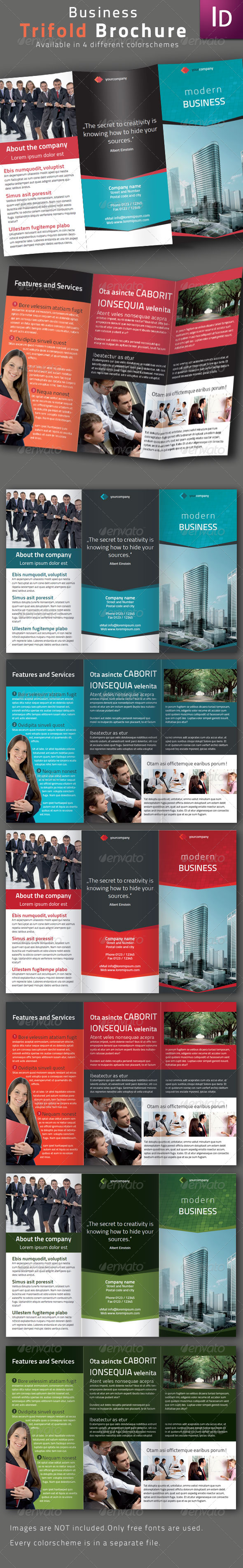 Business Trifold Brochure II - Corporate Brochures