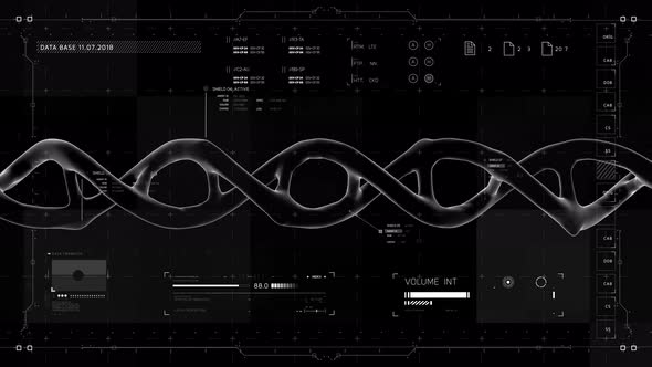 Infographic Elements With Dna, Motion Graphics | VideoHive