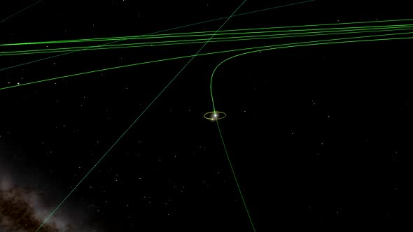 Earth and Moon Diagram Revolving Around the Sun alt