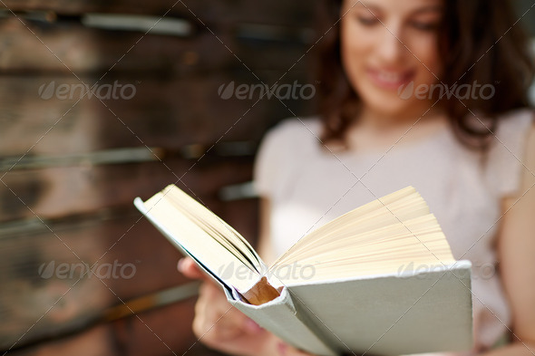 Reading book - Stock Photo - Images