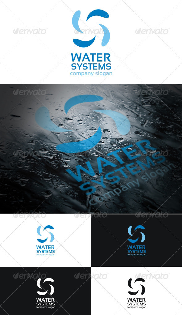 Water Systems Logo - Symbols Logo Templates