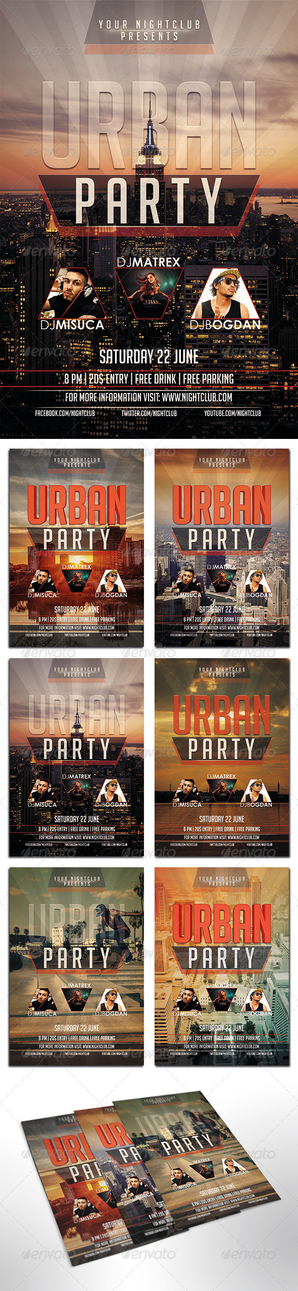 Urban Party Flyer