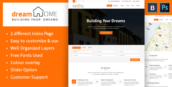 Dream Home Real - ThemeForest 8049747
