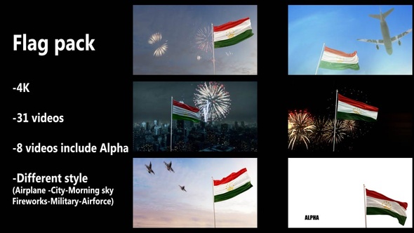 Tajikistan Flag Pack alt