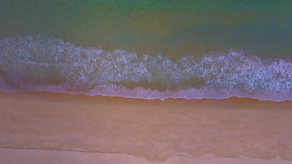 Karon Beach Phuket Thailand Empty White Sandy Beach with Palm Trees in Thailand alt